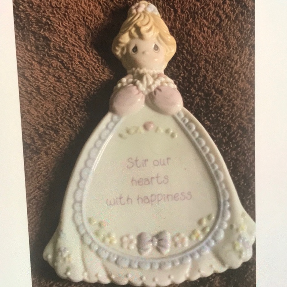 ❤️Beautiful Precious Moments Spoon Rest Decor🐣🐥